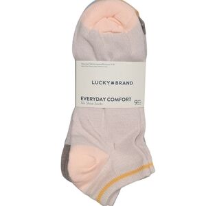 9 Pk Lucky Brand Socks Below the ankle no show pack of 9 pair Women’s— Brand New